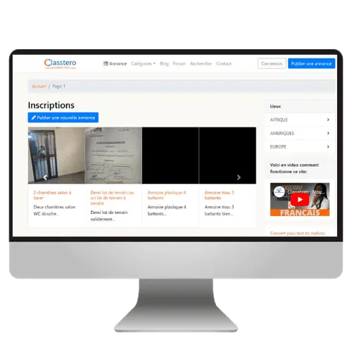 Classtero Petites Annonces