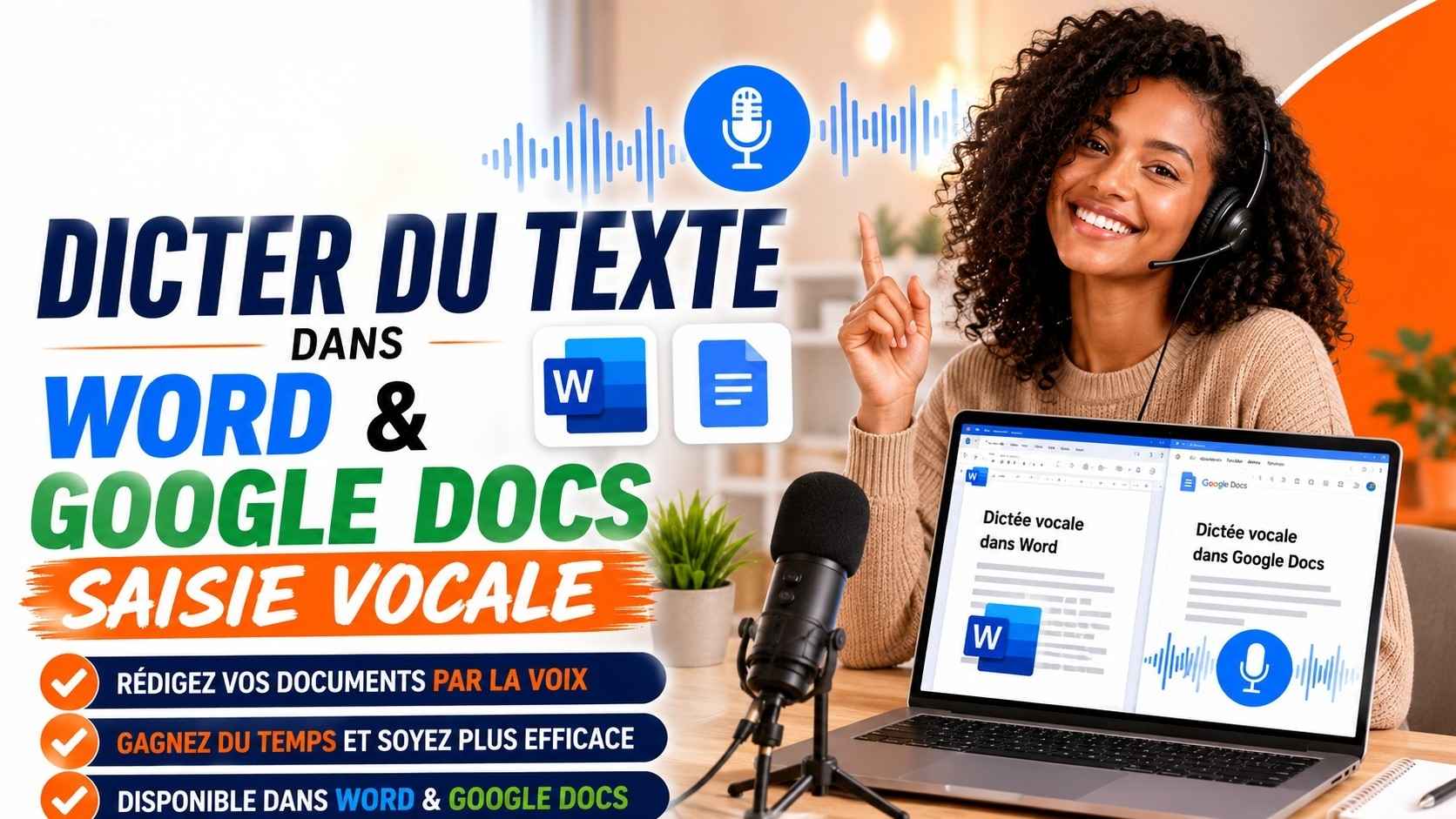 Comment dicter du texte dans Word et Google Docs Saisie Vocale